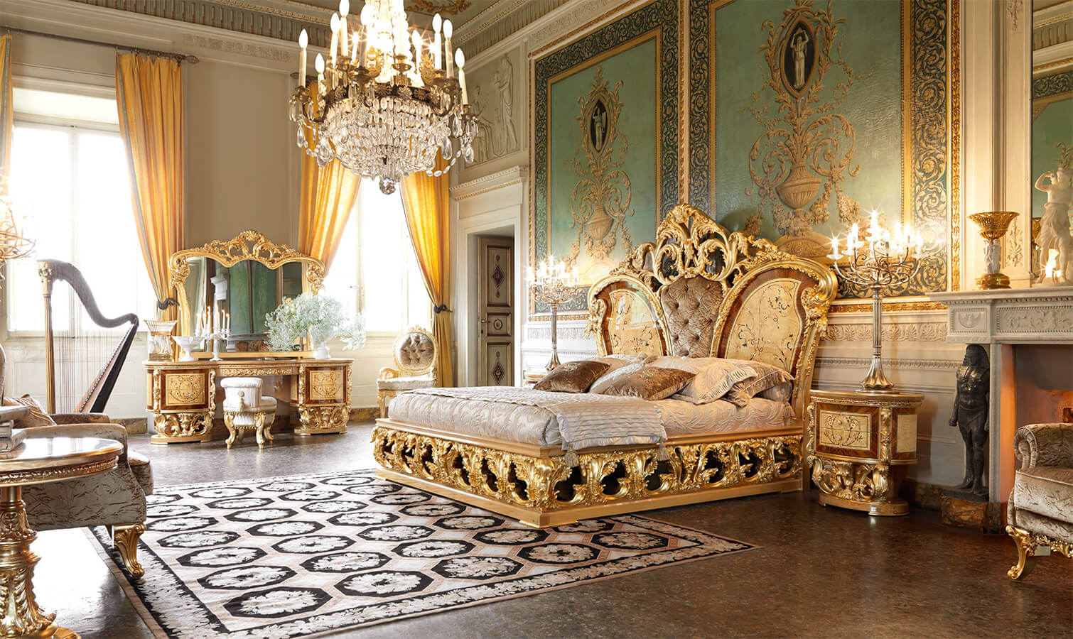 phòng ngủ tân cổ điển Socci_Versailles