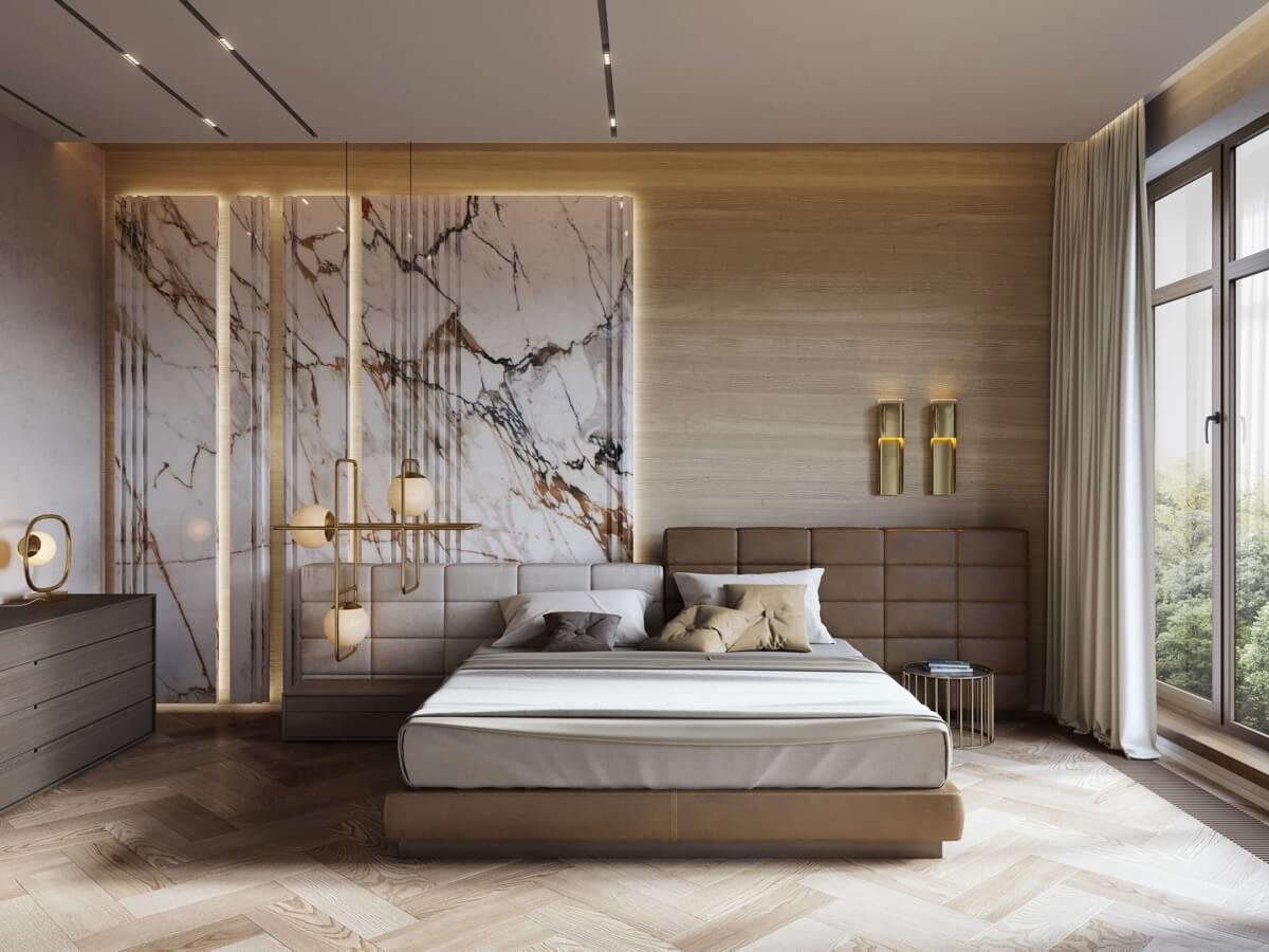 thiết kế nội thất phòng ngủ luxury 11