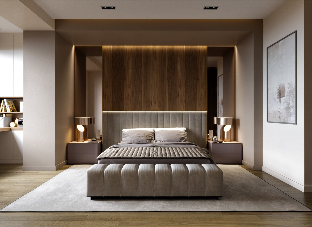 thiết kế nội thất phòng ngủ luxury 14