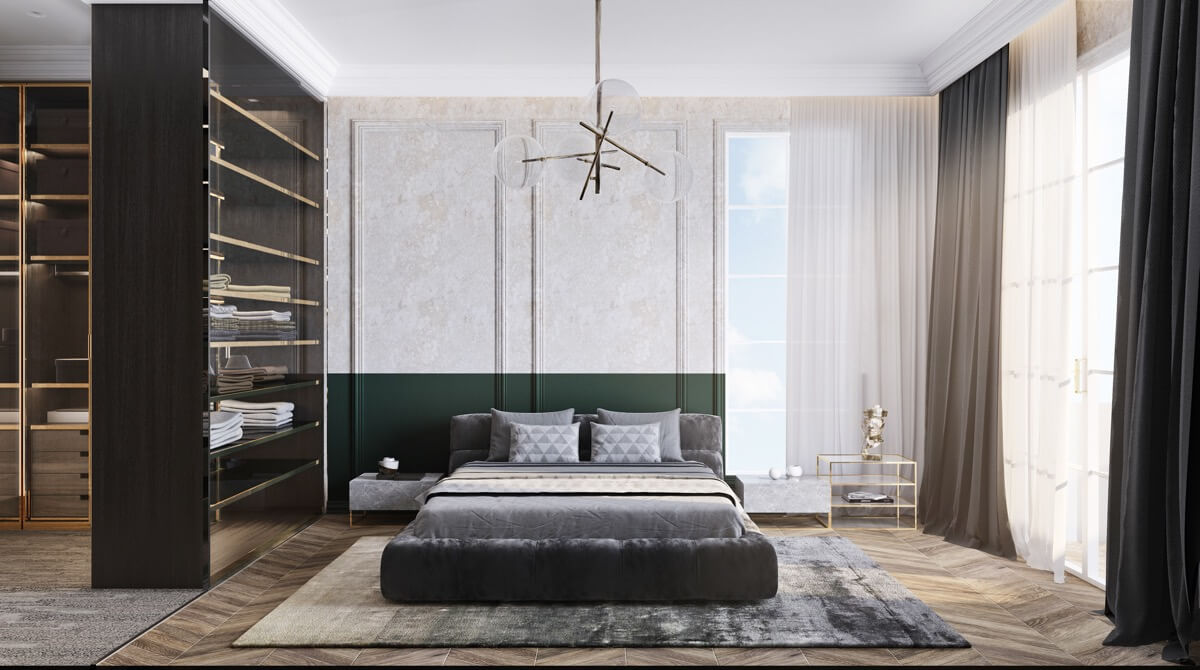 thiết kế nội thất phòng ngủ luxury 6
