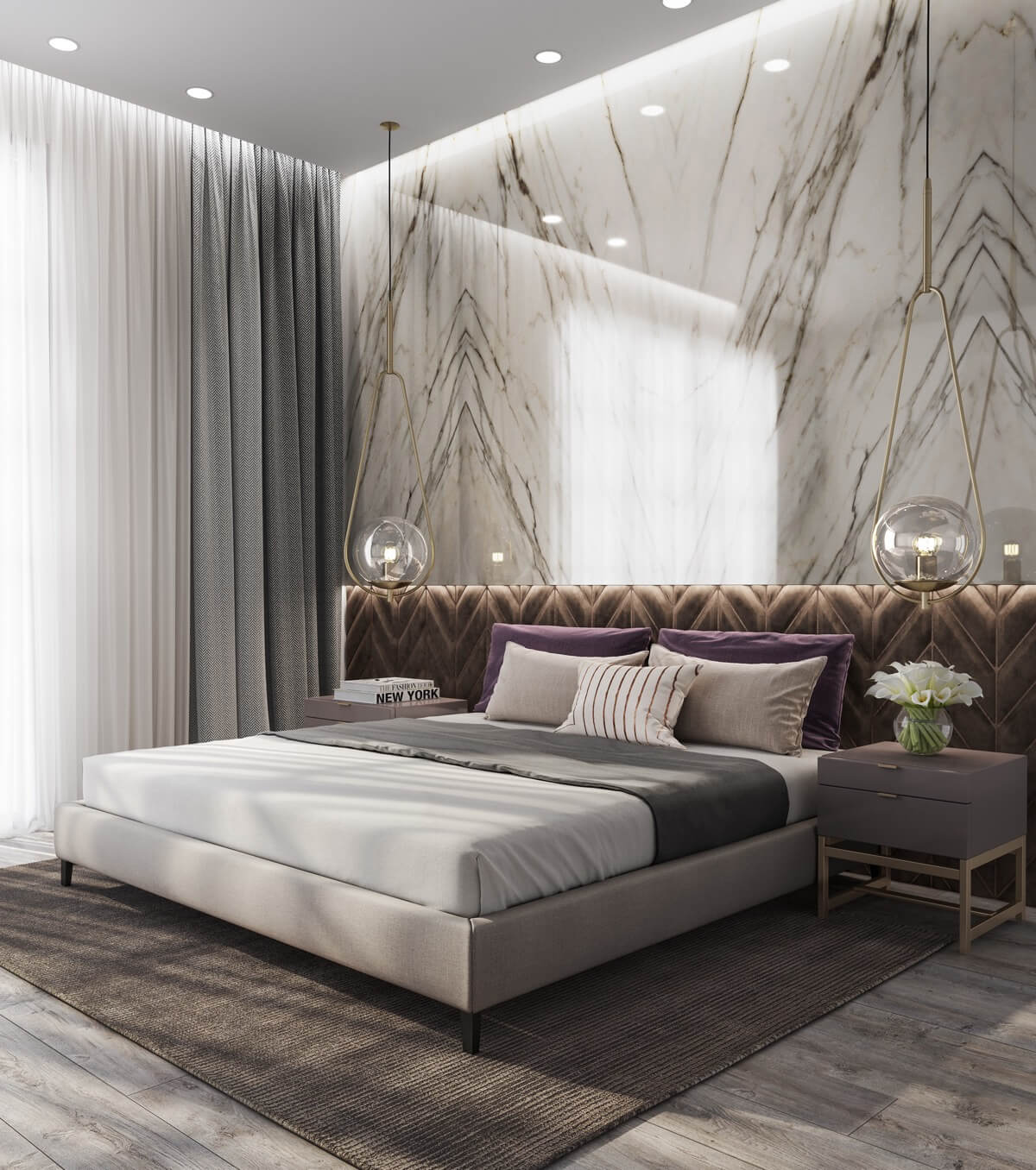 thiết kế nội thất phòng ngủ luxury 9
