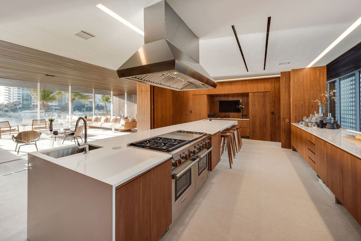 thiết kế nội thất nhà bếp hiện đại luxury 17