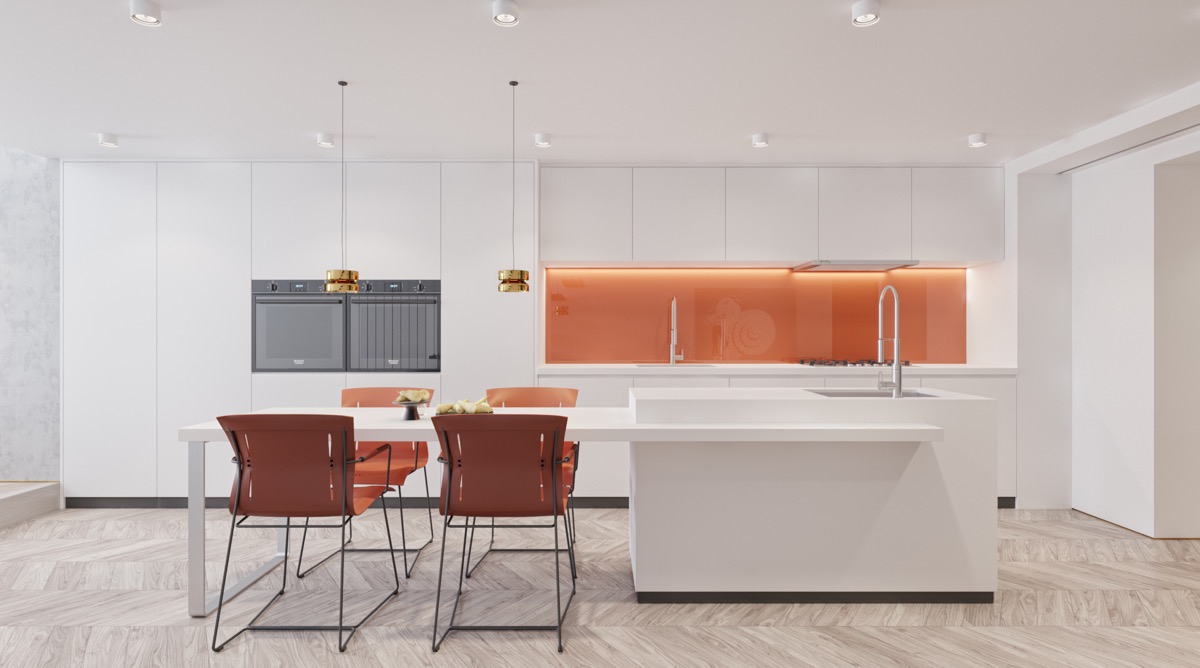 thiết kế nội thất nhà bếp hiện đại luxury 27