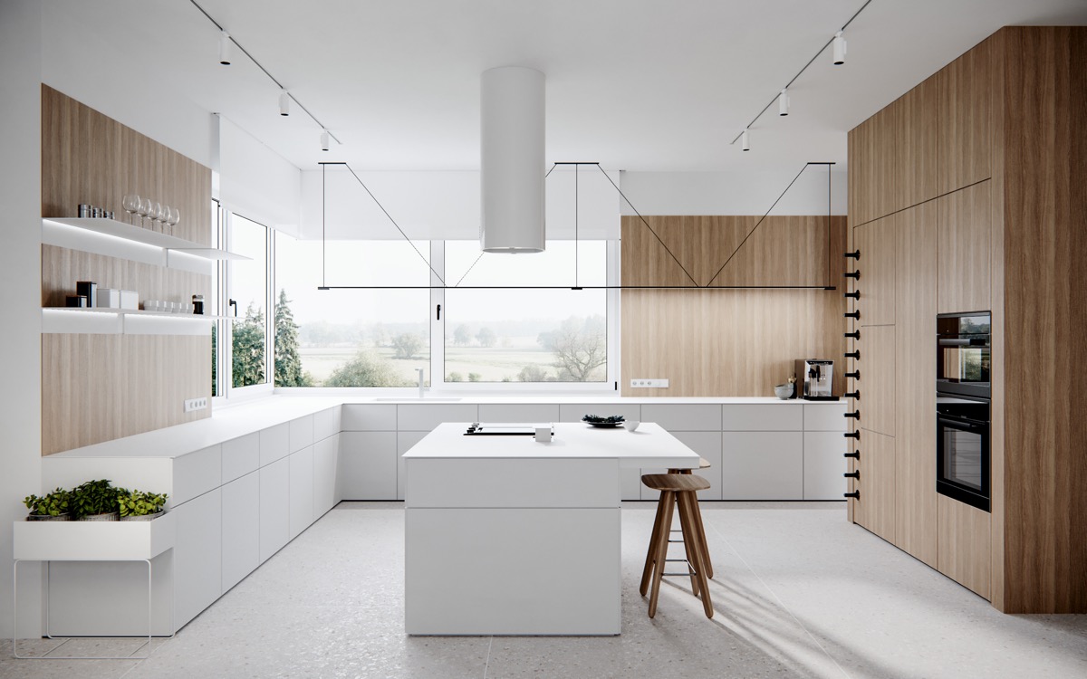 thiết kế nội thất nhà bếp hiện đại luxury 28