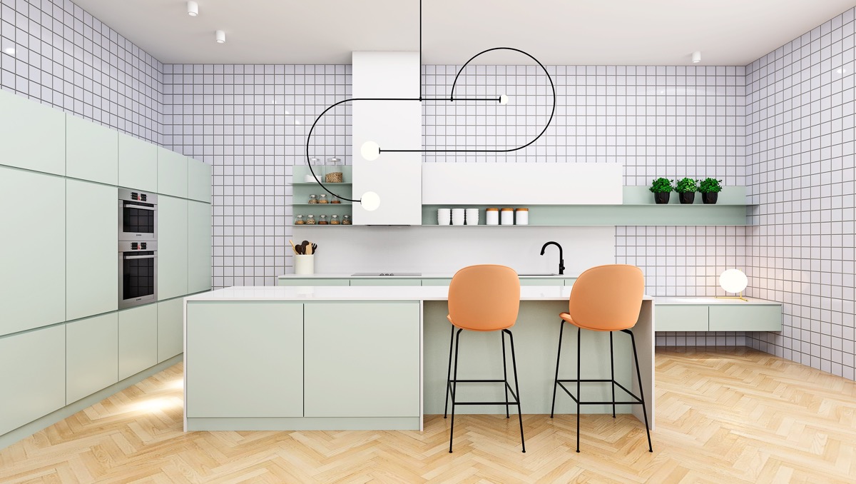thiết kế nội thất nhà bếp hiện đại luxury 31